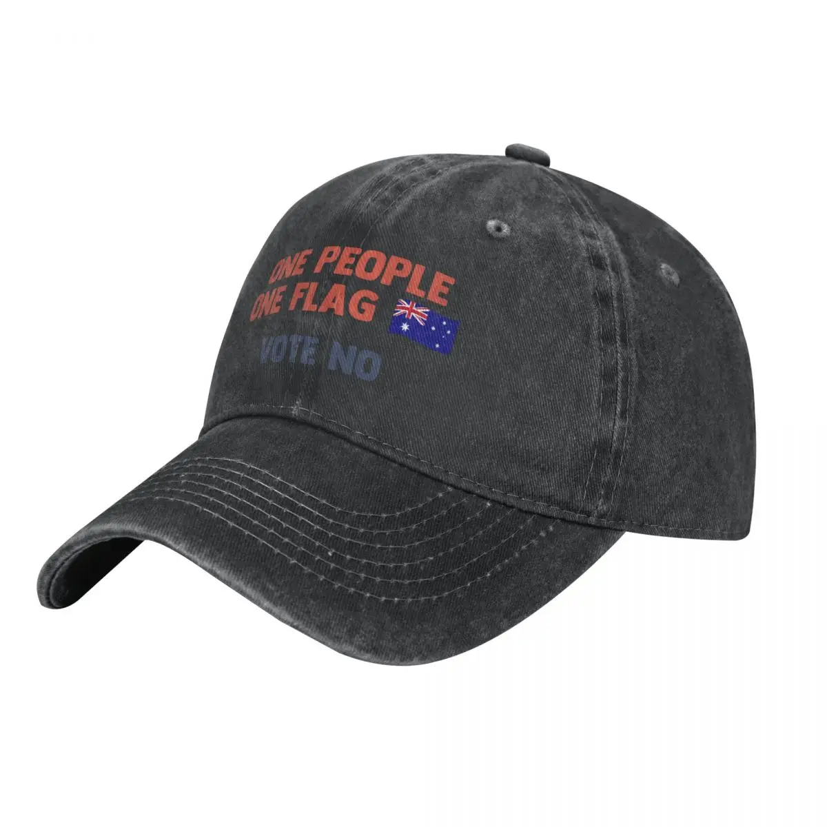 

One People, One Flag - Vote No Cowboy Hat tea Hat Golf Hat Mountaineering Kids Women Hats Men's