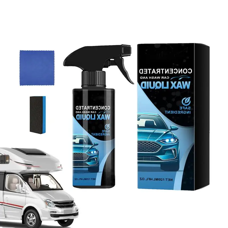 

Foam Car Wash Liquid 120ml Car Cleaning Fluid Auto Wash Kits Car Cleaning Supplies Stain Remover Car Paint Cleaner For Cars