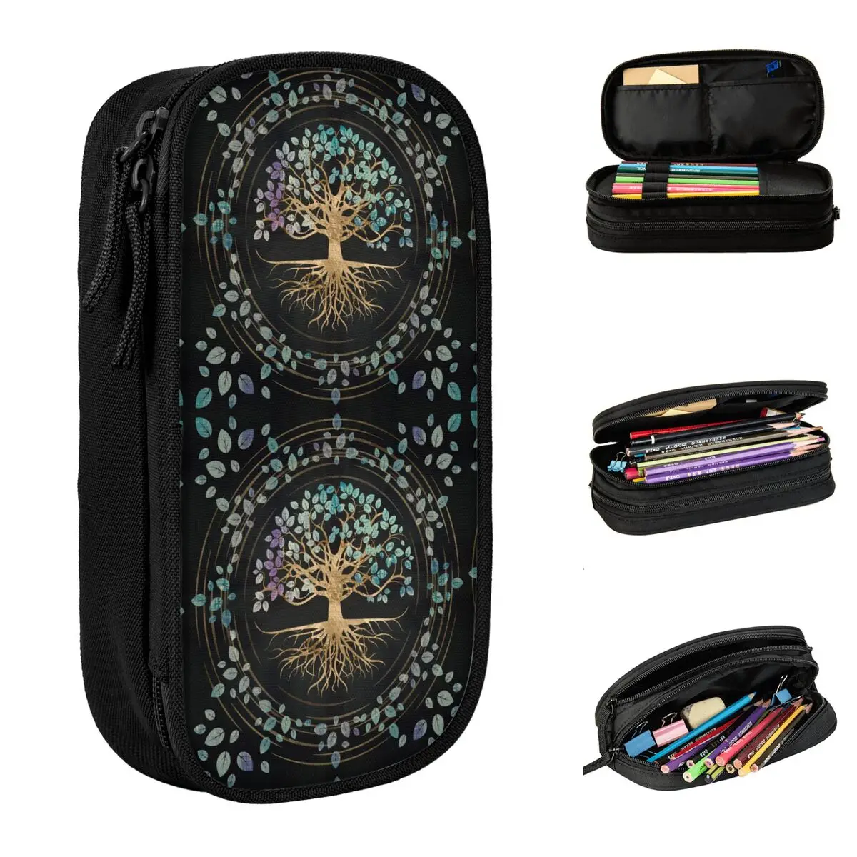 Yggdrasil Tree Of Life Mystic Viking Pencil Cases Sacred Norse Golden Pen Holder Pencil Bags School Supplies Gift Pencil Box
Yggdrasil Tree Of Life Mystic Viking Pencil Cases Sacred Norse Golden Pen Holder Pencil Bags School Supplies Gift Pencil Box
