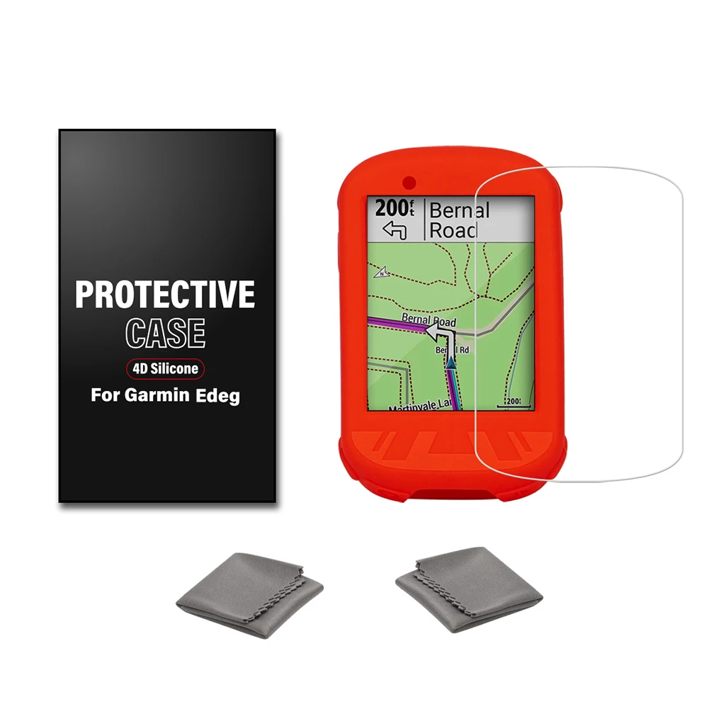Computer Case Essential Bike Computer Accessory Silicone Protective Cover and Tempered Film Red / Green / Black / Orange
Computer Case Essential Bike Computer Accessory Silicone Protective Cover and Tempered Film Red / Green / Black / Orange