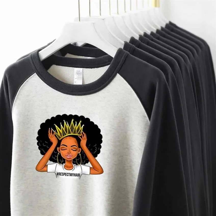 African Black Woman Queen Print Female Autumn Wear O-Neck Pullovers Loose Sweater Sweater Women Fashion Long Sleeve Sweater
African Black Woman Queen Print Female Autumn Wear O-Neck Pullovers Loose Sweater Sweater Women Fashion Long Sleeve Sweater