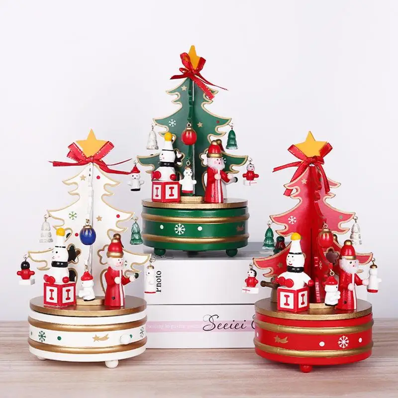 Wooden Music Box on Christmas Tree Christmas Music Box Christmas Gifts Music Bell Ornament Christmas Decoration Home Arrangement
Wooden Music Box on Christmas Tree Christmas Music Box Christmas Gifts Music Bell Ornament Christmas Decoration Home Arrangement