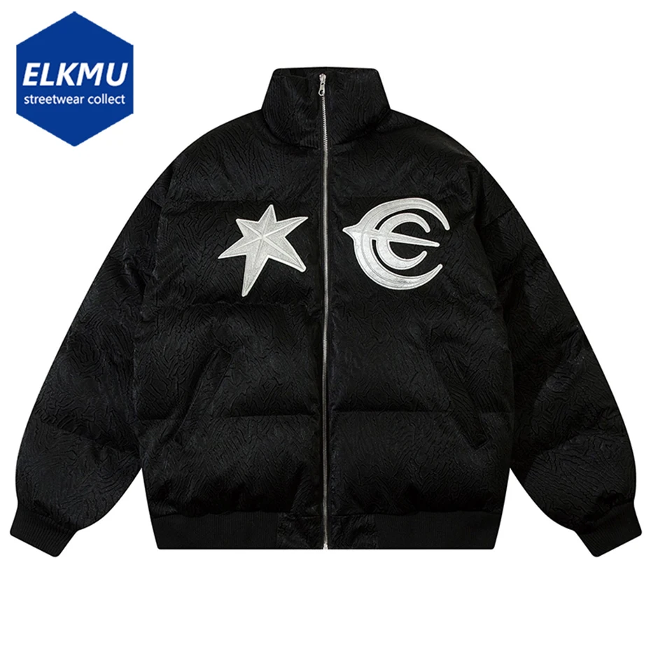 Hip Hop Thick Warm Jacket Winter Parkas Streetwear Harajuku Embroidery Star Moon Padded Parka Coats 2023 Men Casual Loose Parka
Hip Hop Thick Warm Jacket Winter Parkas Streetwear Harajuku Embroidery Star Moon Padded Parka Coats 2023 Men Casual Loose Parka