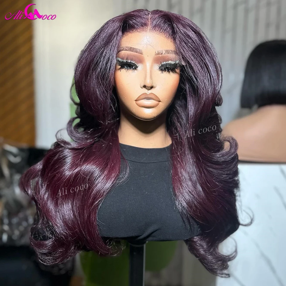 Dark 99j Lace Front Wigs Human Hair 13x4 13x6 Body Wave Frontal Wig Human Hair HD Lace Wigs for Women Pre Plucked Ali Coco
Dark 99j Lace Front Wigs Human Hair 13x4 13x6 Body Wave Frontal Wig Human Hair HD Lace Wigs for Women Pre Plucked Ali Coco