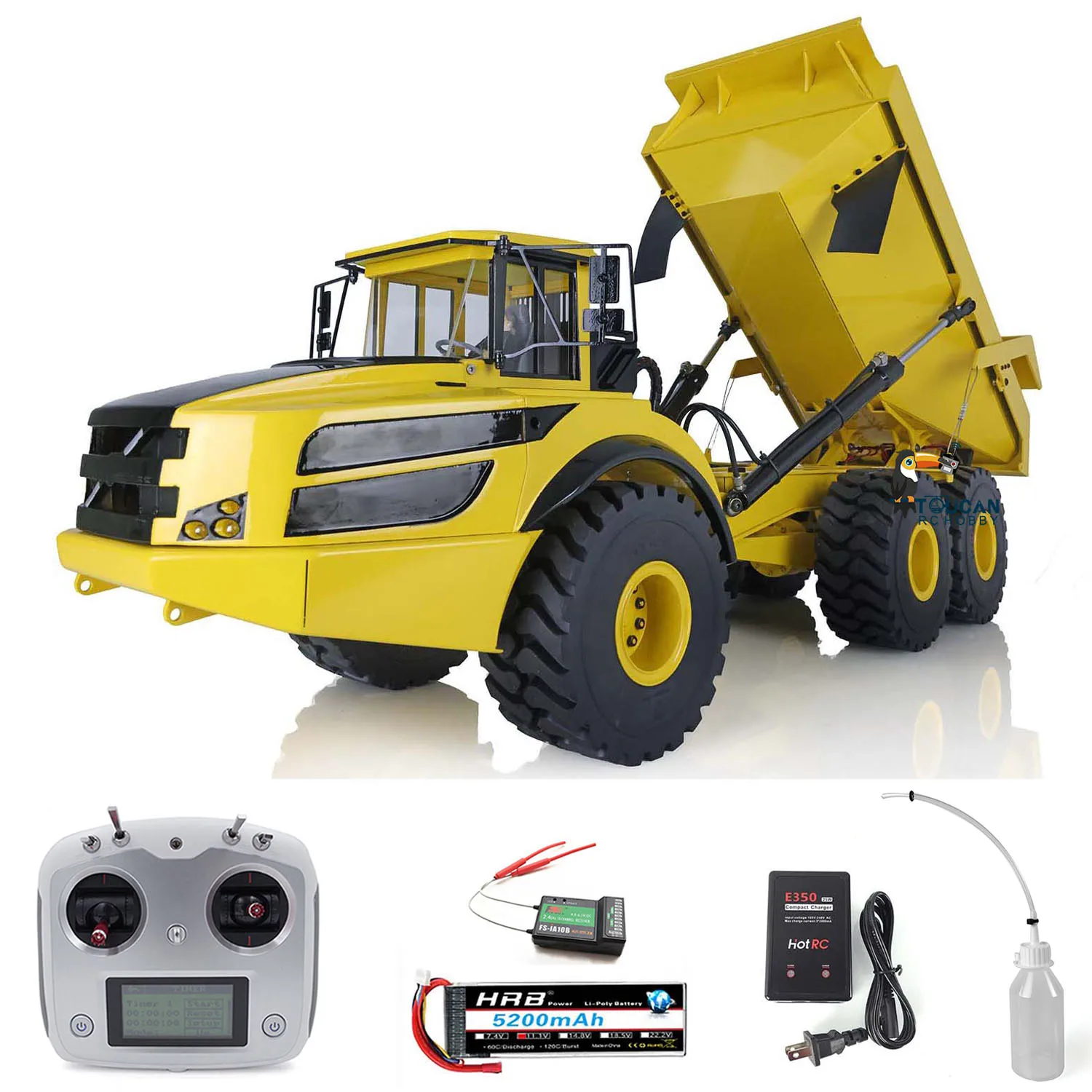 In Stock 1/14 RC Dumper 6*6 Metal Hydraulic Lifting RC Articulated TruckTipper RTR Painted Light Sound Car Toys THZH1288
In Stock 1/14 RC Dumper 6*6 Metal Hydraulic Lifting RC Articulated TruckTipper RTR Painted Light Sound Car Toys THZH1288