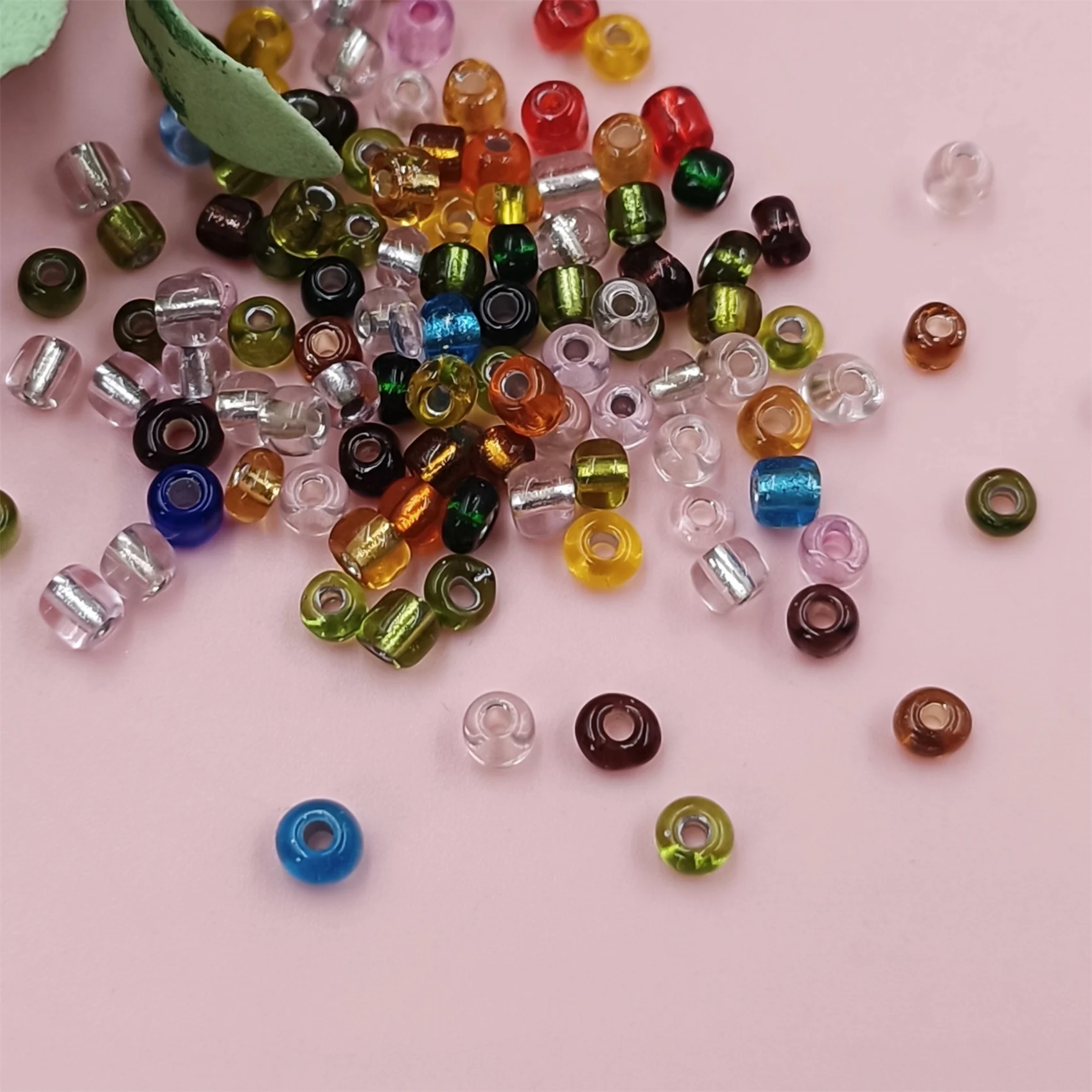 4mm 100Pcs Colorful Charm Glass Seed Loose Spacer Beads For Jewelry Making DIY Earrings Necklace Bracelet Handmade Material
4mm 100Pcs Colorful Charm Glass Seed Loose Spacer Beads For Jewelry Making DIY Earrings Necklace Bracelet Handmade Material
