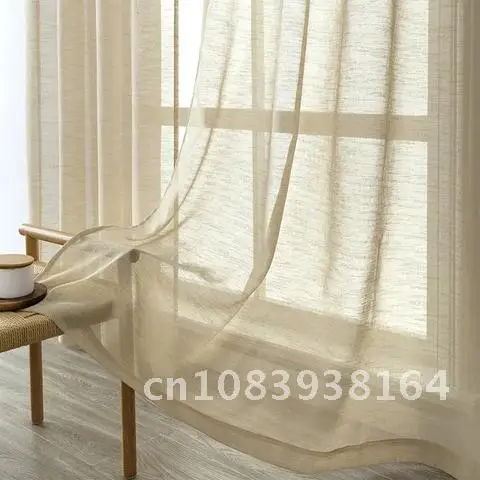 Linen Tulle Curtains For Living Room Modern Flax Sheer Curtains Bedroom Solid Voile Japanese Curtains Window Drapes BILEEHOME
Linen Tulle Curtains For Living Room Modern Flax Sheer Curtains Bedroom Solid Voile Japanese Curtains Window Drapes BILEEHOME