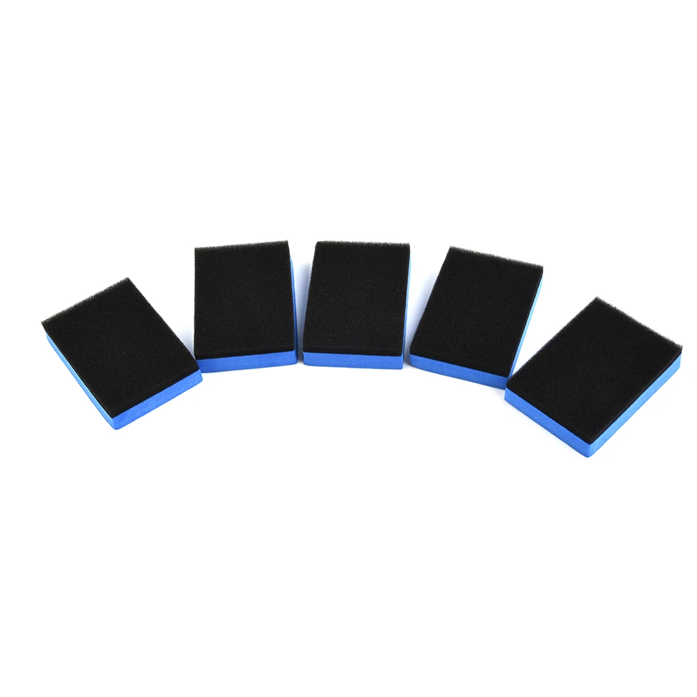 Polishing Pads 5Pcs Ceramic Waxing Rectangle Blue+Black 7.5*5*1.5cm Car Coating Sponges Glass Nano Applicator Useful Supplies
Polishing Pads 5Pcs Ceramic Waxing Rectangle Blue+Black 7.5*5*1.5cm Car Coating Sponges Glass Nano Applicator Useful Supplies