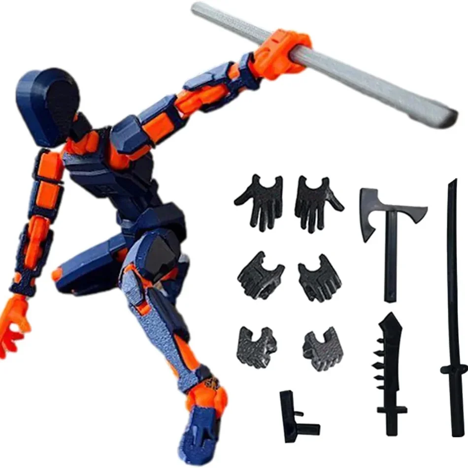 13CM Multi-Jointed Movable Shapeshift Robot 3D Printed Mannequin Dummy 13 Action Figures Toys Kids Adults Parent-Children Games
13CM Multi-Jointed Movable Shapeshift Robot 3D Printed Mannequin Dummy 13 Action Figures Toys Kids Adults Parent-Children Games