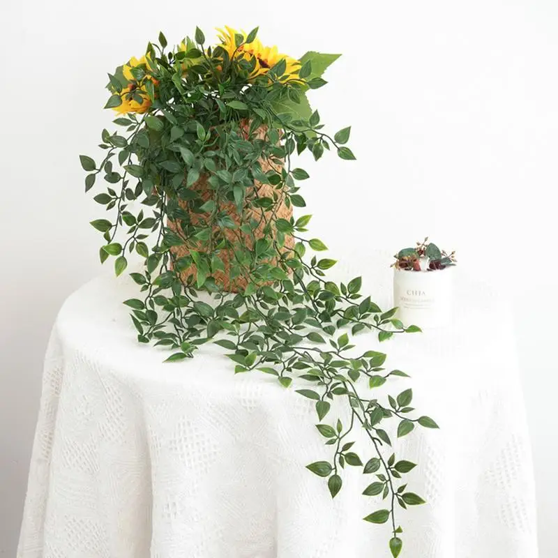 Lush Green Hanging Artificial Vine Plants Fake Ivy Home Wall Realistic Hanging Vine Plant Fake Ivy for Home Garden Office Decor
Lush Green Hanging Artificial Vine Plants Fake Ivy Home Wall Realistic Hanging Vine Plant Fake Ivy for Home Garden Office Decor
