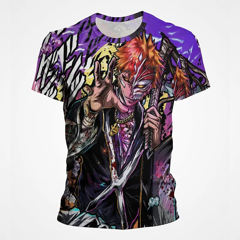Japanese Anime Cartoon Death 3D Printing Short-sleeved Fashion Comfortable Top Men Women Clothing Round Neck Tees Harajuku
Japanese Anime Cartoon Death 3D Printing Short-sleeved Fashion Comfortable Top Men Women Clothing Round Neck Tees Harajuku