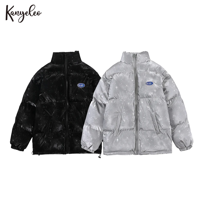 2023 New Reflective Jacket Light Dot Frosted Warm Casual Standing Collar Cotton Jacket
2023 New Reflective Jacket Light Dot Frosted Warm Casual Standing Collar Cotton Jacket