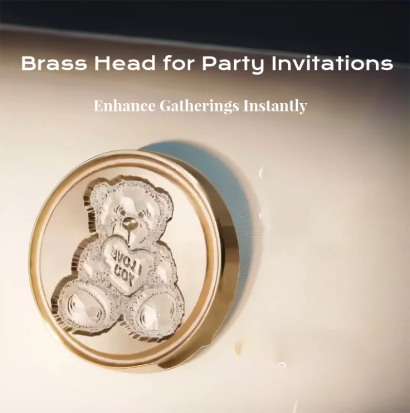 Fire Seal Brass Head for Party Invitation Invitation Card Decoration, Gift Wrap, Dessert Shop, 0.98" Scrapbook Stamp
Fire Seal Brass Head for Party Invitation Invitation Card Decoration, Gift Wrap, Dessert Shop, 0.98" Scrapbook Stamp