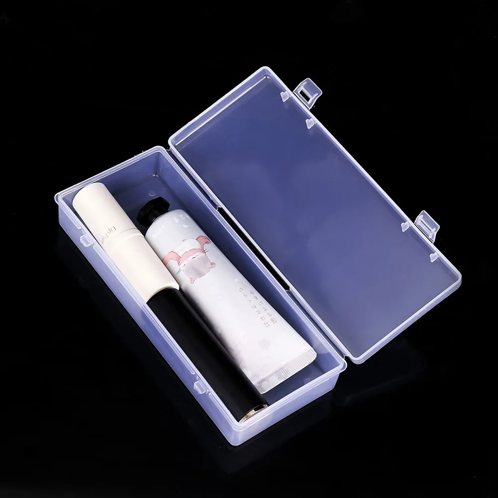 Plastic Case Storage Box Cosmetics Cover Craft Clear Container Jewelry Making Stationery Transparent 15.5*6.3*3cm
Plastic Case Storage Box Cosmetics Cover Craft Clear Container Jewelry Making Stationery Transparent 15.5*6.3*3cm