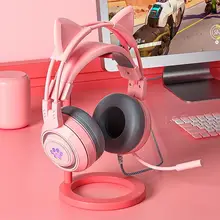 SY-G25 Wired Headphone RGB Lighting Omni-directional Mic Over-Ear Computer Headphone with Cute Cat Ear for E-sport
SY-G25 Wired Headphone RGB Lighting Omni-directional Mic Over-Ear Computer Headphone with Cute Cat Ear for E-sport