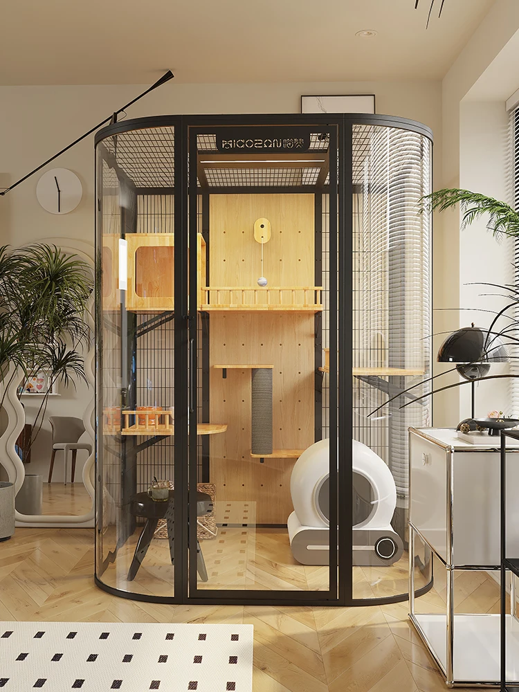 Panoramic Glass Cat Villa Cat House Home Solid Wood Customizable Large Cat Cage Luxury Large Space
Panoramic Glass Cat Villa Cat House Home Solid Wood Customizable Large Cat Cage Luxury Large Space