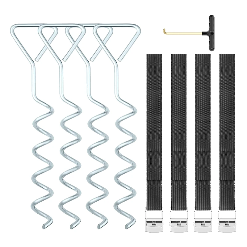 Trampoline Stakes Heavy Duty Trampoline Parts, Corkscrew Shape Steel Stakes Anchor Kit For Trampolines
Trampoline Stakes Heavy Duty Trampoline Parts, Corkscrew Shape Steel Stakes Anchor Kit For Trampolines