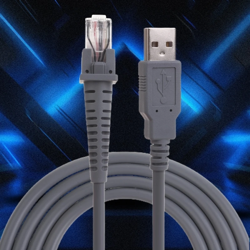 Replacement Data Cable High Speed USB Cable Universal Scanner Cable 2m/7FT fit for GD4130 QD2100 GBT4100 Scanners
Replacement Data Cable High Speed USB Cable Universal Scanner Cable 2m/7FT fit for GD4130 QD2100 GBT4100 Scanners