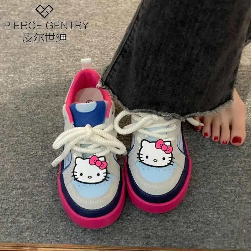 Anime Kawaii Sanrio Hello Kitty New Cute Cartoon Women's Skate Shoes Spring and Autumn Fashion All-Match Lazy Wind Canvas Shoes
Anime Kawaii Sanrio Hello Kitty New Cute Cartoon Women's Skate Shoes Spring and Autumn Fashion All-Match Lazy Wind Canvas Shoes