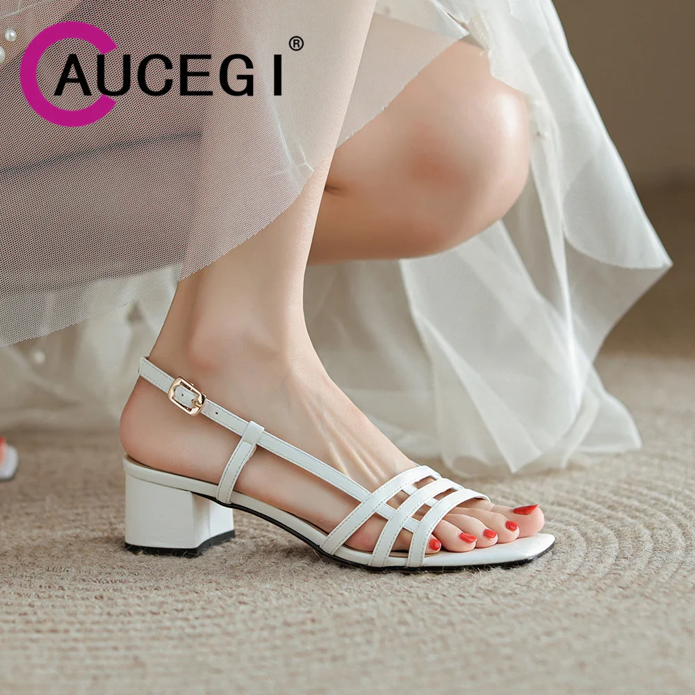 Aucegi Summer Women Rome Back Buckle Strap Thick Heels Sandals 2023 New Style Fashion Hollowed-Out Dress Dancing Casual Shoes
Aucegi Summer Women Rome Back Buckle Strap Thick Heels Sandals 2023 New Style Fashion Hollowed-Out Dress Dancing Casual Shoes