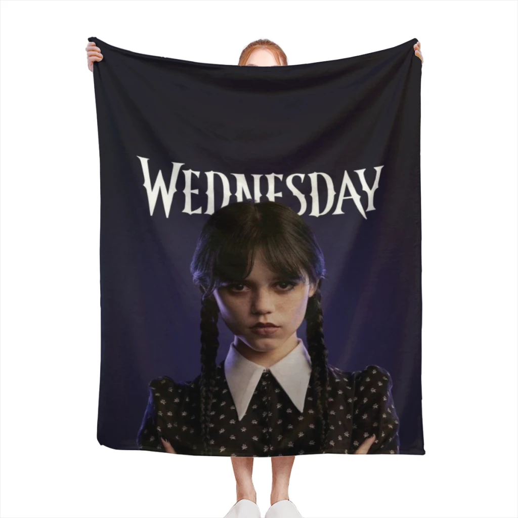 Popular TV Wednesday Addams Comfortable Flanne Blanket Soft comforter sets throw for Couch Warm Flannel Blankets Bedroom Décor
Popular TV Wednesday Addams Comfortable Flanne Blanket Soft comforter sets throw for Couch Warm Flannel Blankets Bedroom Décor