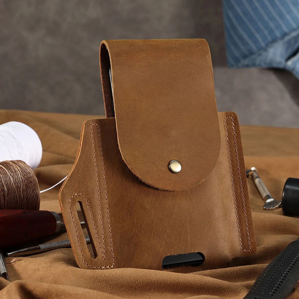 Men's waist packs leather mobile phone bag outdoor sports male hanging foreskin wear belt retro money clip pocket
Men's waist packs leather mobile phone bag outdoor sports male hanging foreskin wear belt retro money clip pocket