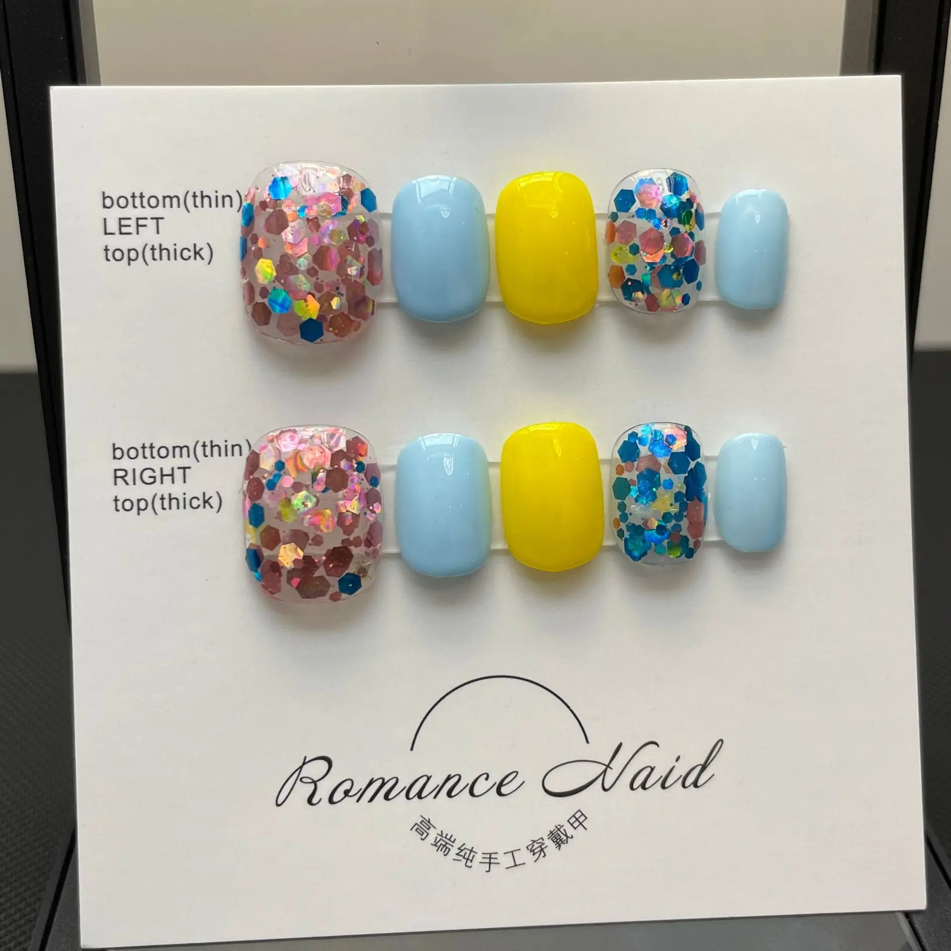 Short nail set pressed with hand made acrylic full set of professional Japanese fake nail stickers Sweet artificial nail piercin
Short nail set pressed with hand made acrylic full set of professional Japanese fake nail stickers Sweet artificial nail piercin