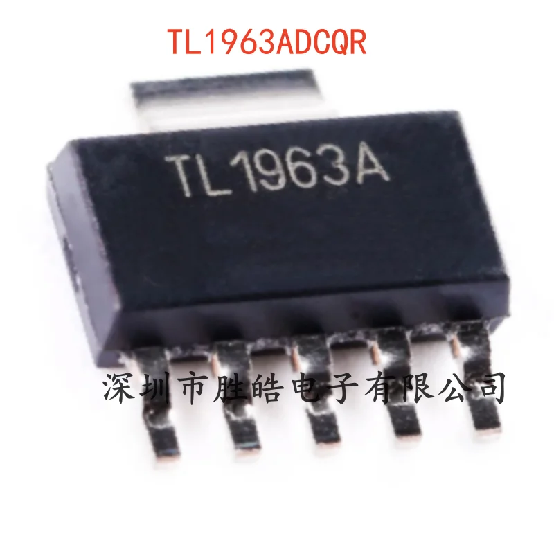 (5PCS) NEW TL1963ADCQR 1.5A 20V Low Voltage Drop Regulator Chip SOT-223-6 TL1963ADCQR Integrated Circuit
(5PCS) NEW TL1963ADCQR 1.5A 20V Low Voltage Drop Regulator Chip SOT-223-6 TL1963ADCQR Integrated Circuit