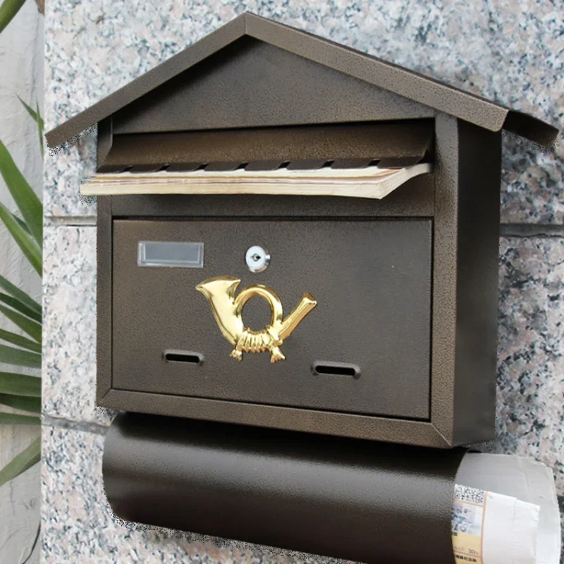 mailbox outdoor iron art wall mounted newspaper box, bar creative opinion box, caf é
mailbox outdoor iron art wall mounted newspaper box, bar creative opinion box, caf é