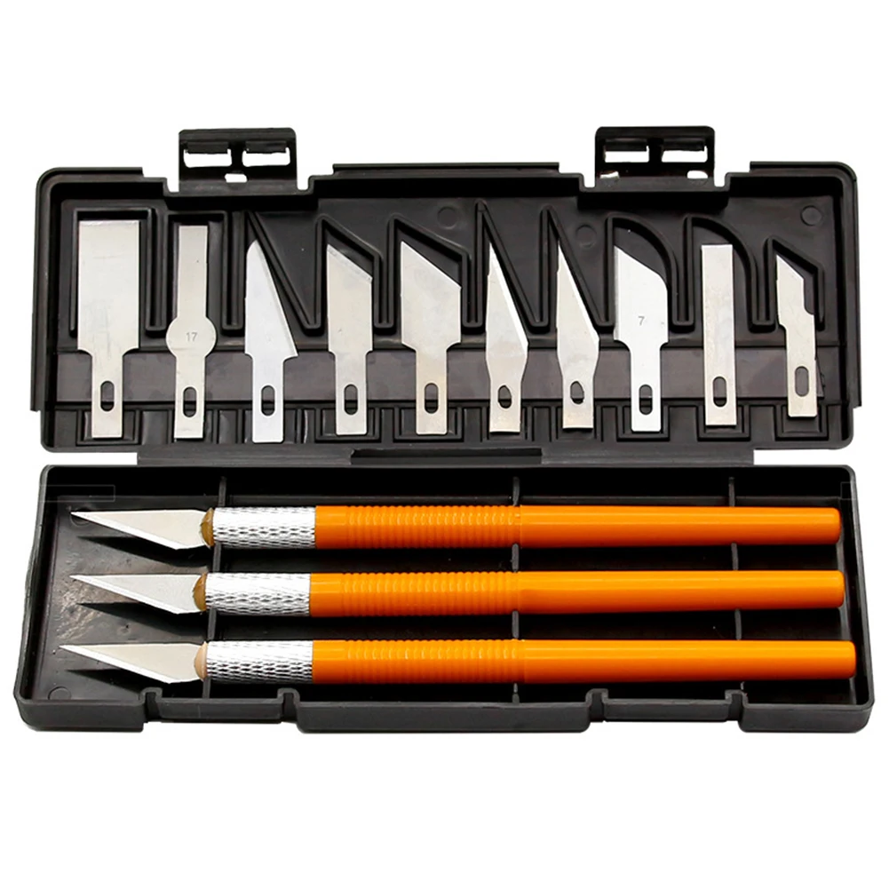 Multi-color 13Pcs Metal Carving Pen Style Art Seal Cutter Manual Combination Paper Cuttings Gadget DIY Precision Repair Tools
Multi-color 13Pcs Metal Carving Pen Style Art Seal Cutter Manual Combination Paper Cuttings Gadget DIY Precision Repair Tools