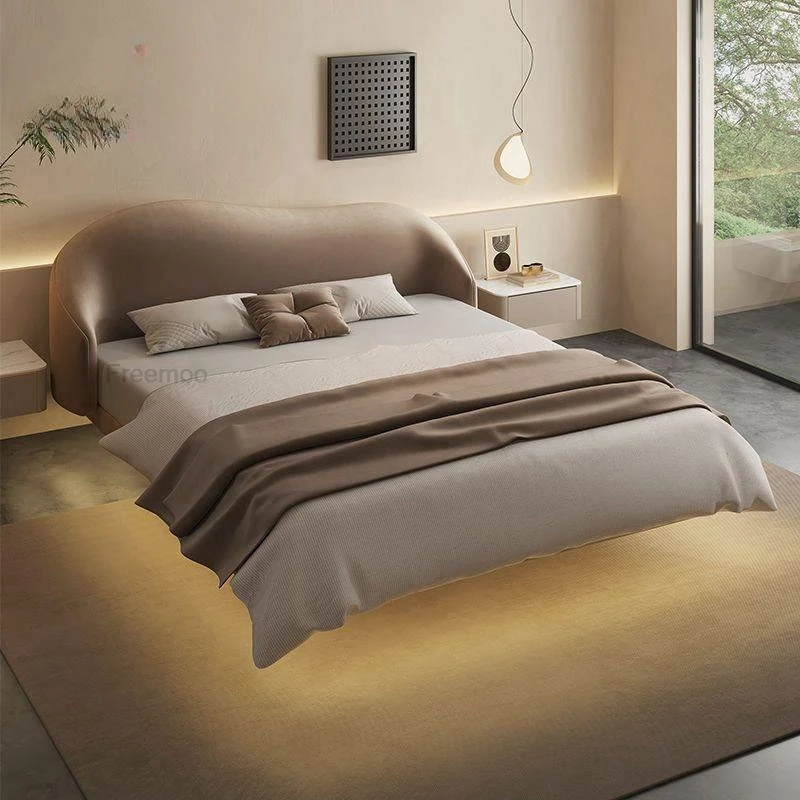 Modern Bedroom Furniture Suspension Bed Home Furniture Waterproof Leather Double King Size Led Light Queen Bed
Modern Bedroom Furniture Suspension Bed Home Furniture Waterproof Leather Double King Size Led Light Queen Bed