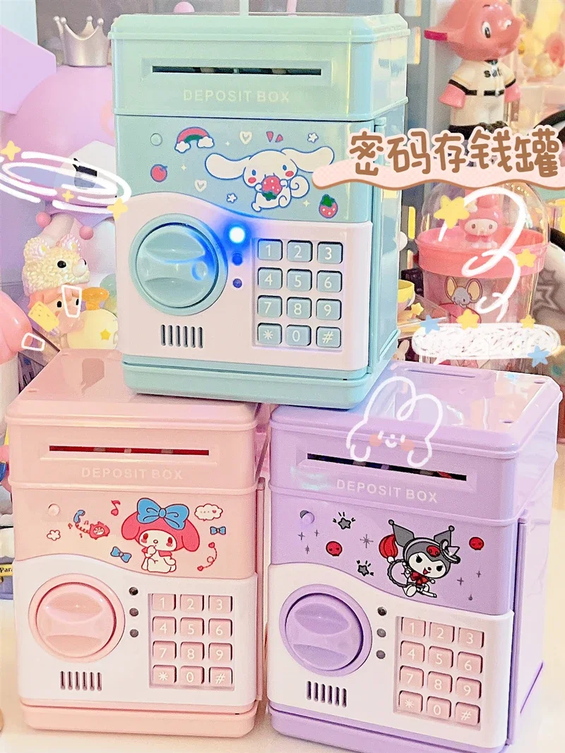 Sanrio Kawaii Kuromi Melody Cinnamoroll Safe Shape Children Piggy Bank Anime Girl Heart Cute Night Light Toys Gifts
Sanrio Kawaii Kuromi Melody Cinnamoroll Safe Shape Children Piggy Bank Anime Girl Heart Cute Night Light Toys Gifts