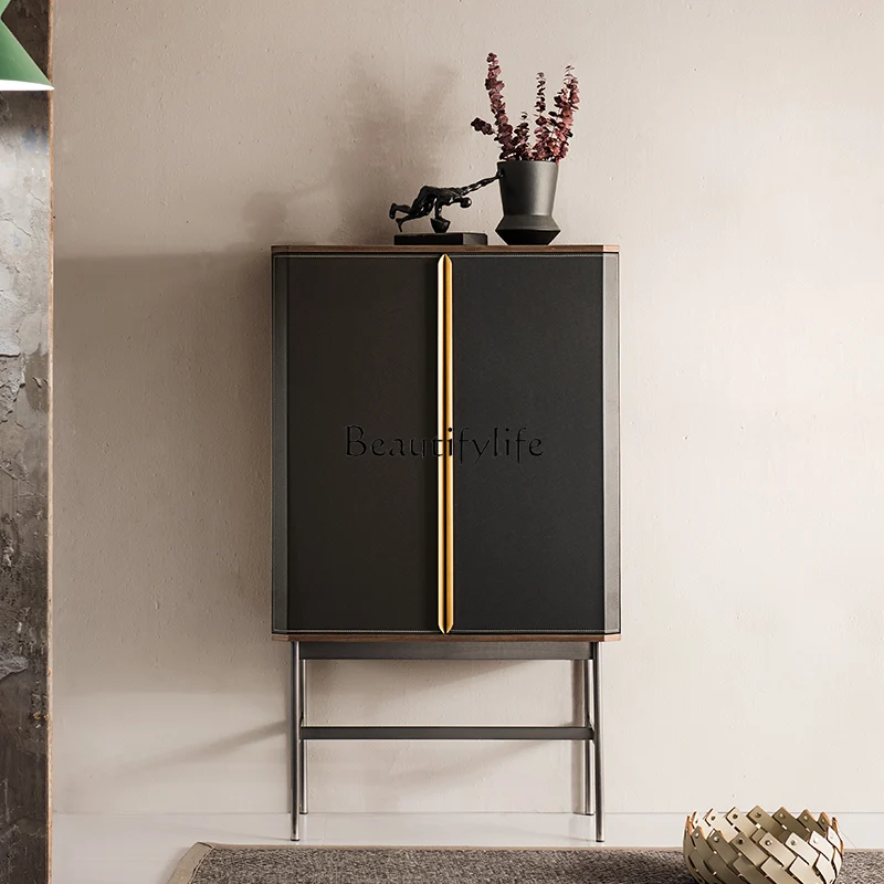 Italian-Style Light Luxury Saddle Leather Wine Cabinet Modern Dining Side Minimalist Locker
Italian-Style Light Luxury Saddle Leather Wine Cabinet Modern Dining Side Minimalist Locker