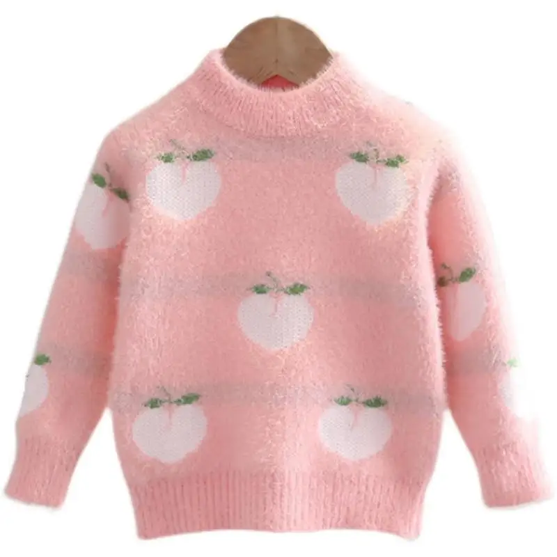 Children's Sweater Girls' Winter Thickened Sweater Mink Round Neck Knitted Sweater Winter Baby Girl Clothes
Children's Sweater Girls' Winter Thickened Sweater Mink Round Neck Knitted Sweater Winter Baby Girl Clothes