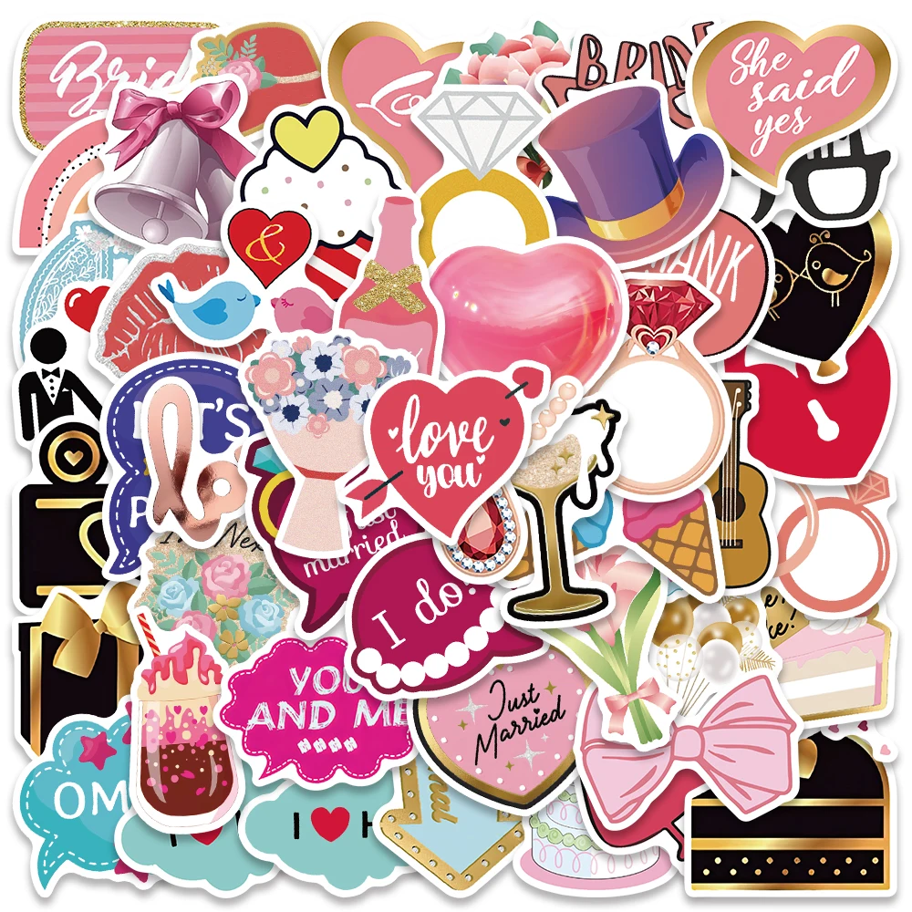 10/52Pcs Cartoon Marry Love Stickers Valentine's Day Love Decals For Laptop Computer Phone Notebook Scrapbook Diary Stickers
10/52Pcs Cartoon Marry Love Stickers Valentine's Day Love Decals For Laptop Computer Phone Notebook Scrapbook Diary Stickers