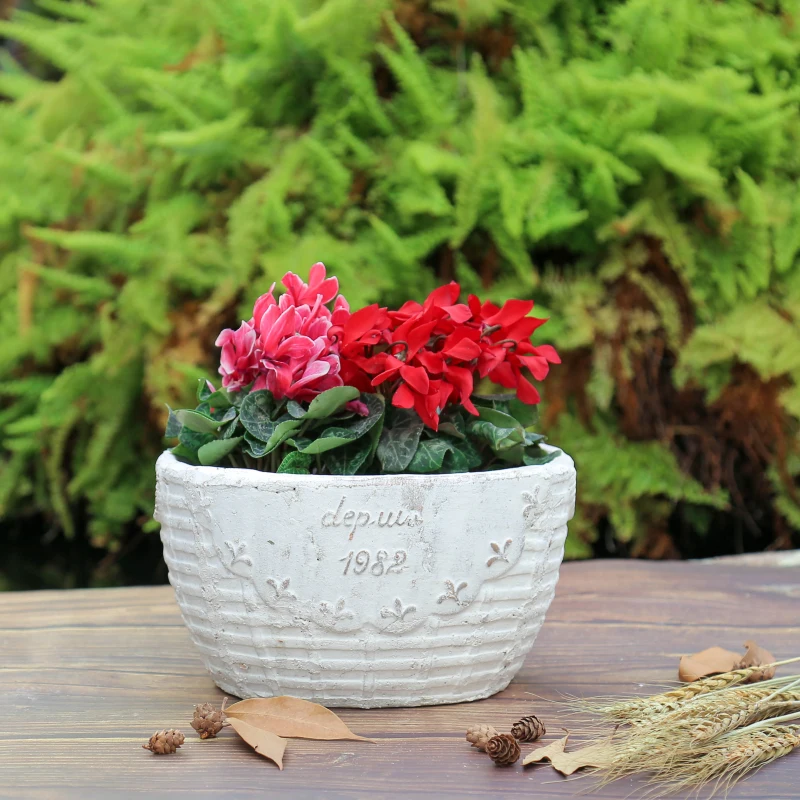 Ceramic European-Style Retro Red Pottery Flower Pot Creative Stoneware Green Plant Breathable Pottery Pot Master Xiankelai
Ceramic European-Style Retro Red Pottery Flower Pot Creative Stoneware Green Plant Breathable Pottery Pot Master Xiankelai