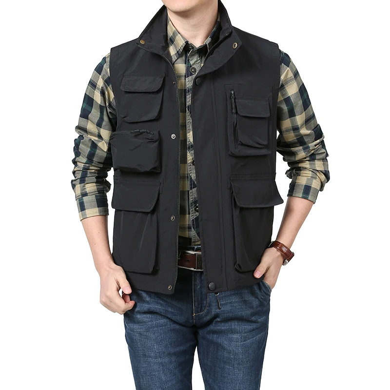 New Trend Versatile Men'S Casual Multifunctional Vest Waterproof Quick Drying Outdoor Sports Photography Multi Pocket Waistcoat
New Trend Versatile Men'S Casual Multifunctional Vest Waterproof Quick Drying Outdoor Sports Photography Multi Pocket Waistcoat