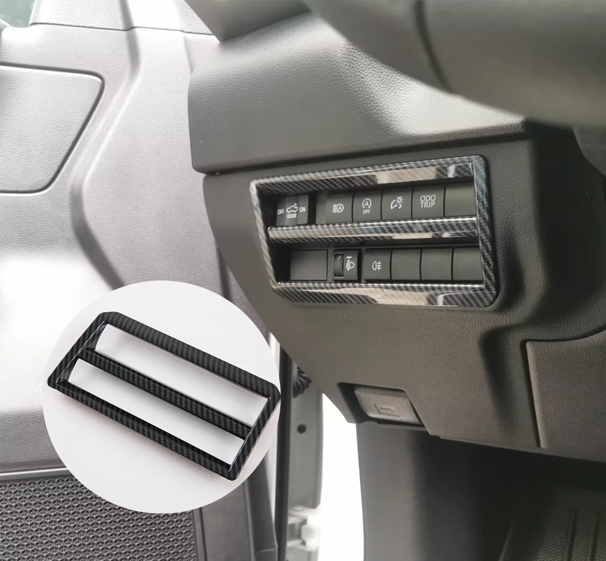 For Toyota Tundra 2022 2023 Car Accessories Carbon Fiber Lower Left Center Control Frame Headlight Adjustment Button Cover Trim
For Toyota Tundra 2022 2023 Car Accessories Carbon Fiber Lower Left Center Control Frame Headlight Adjustment Button Cover Trim