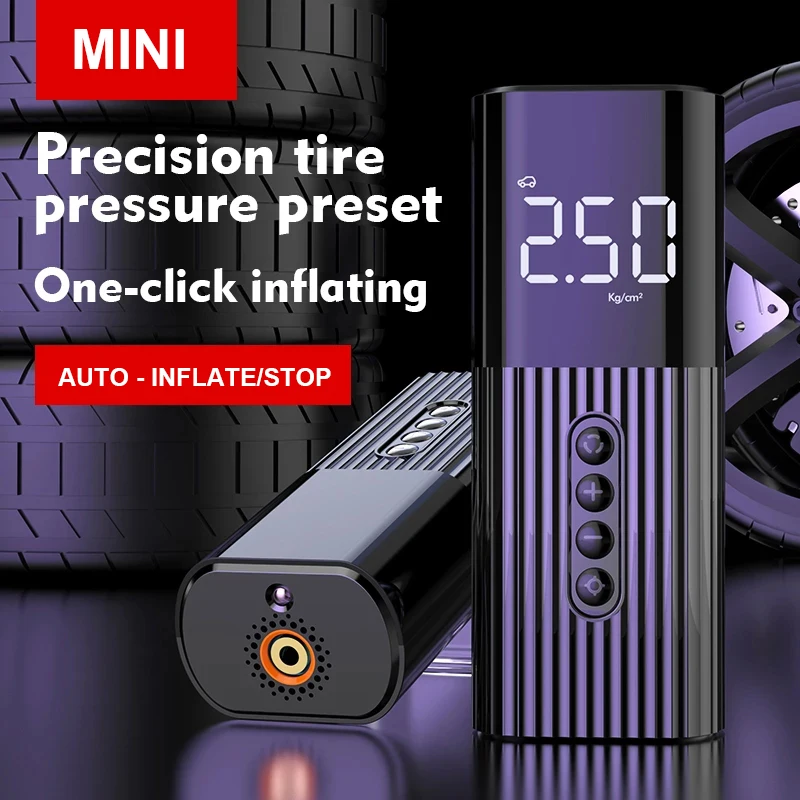 MINI Portable Car Air Compressor 12V 60W Air Pump Digital Car Tyre Inflator Pump for Car Motorcycle Bicycle Ball
MINI Portable Car Air Compressor 12V 60W Air Pump Digital Car Tyre Inflator Pump for Car Motorcycle Bicycle Ball