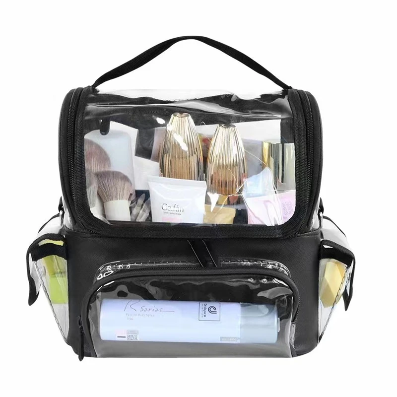 PVC Women's Bags Salon Makeup Tool Backpack Hairdressing Storage Transparent Waterproof Travel Bag Barber Accessories
PVC Women's Bags Salon Makeup Tool Backpack Hairdressing Storage Transparent Waterproof Travel Bag Barber Accessories