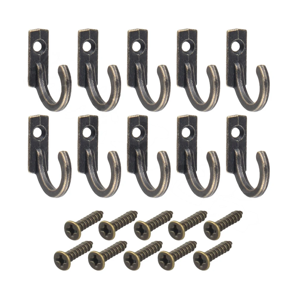 Vintage Coat Hooks, Wall Mounted Cast Antique Hook, Anti Rust and Durable, Ideal for Bathroom, Bedroom, Closet, and More Bronze
Vintage Coat Hooks, Wall Mounted Cast Antique Hook, Anti Rust and Durable, Ideal for Bathroom, Bedroom, Closet, and More Bronze