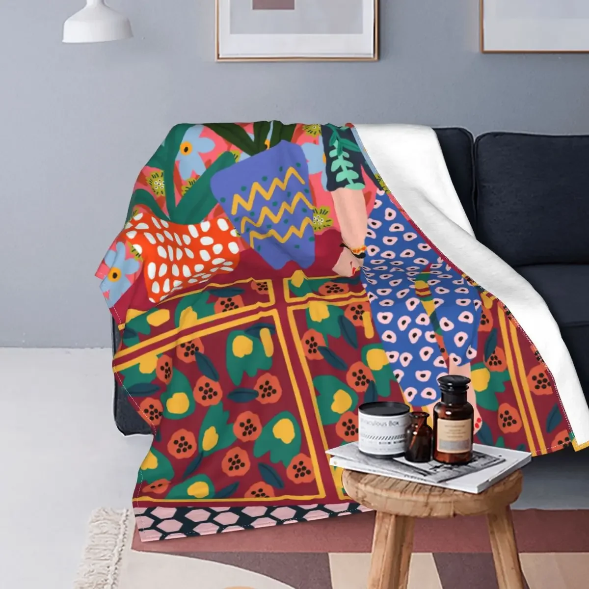 Naif Minimalist Girl Rafaela Mascaro Blanket Cover Flannel Colorful Flower Abstract Soft Warm Throw Blanket for Car Sofa Couch
Naif Minimalist Girl Rafaela Mascaro Blanket Cover Flannel Colorful Flower Abstract Soft Warm Throw Blanket for Car Sofa Couch