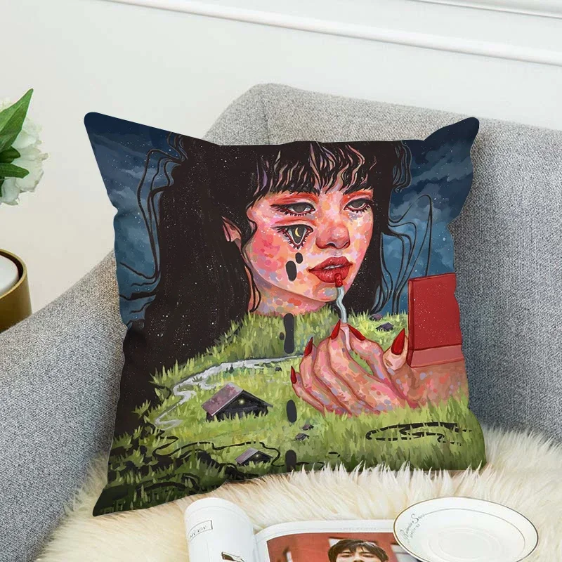Jane Koluga Art Pillowcase Cushion Cover 45*45 Decorative Pillows for Sofa Anime Pillow Covers Free Shipping Car Decoration Body
Jane Koluga Art Pillowcase Cushion Cover 45*45 Decorative Pillows for Sofa Anime Pillow Covers Free Shipping Car Decoration Body