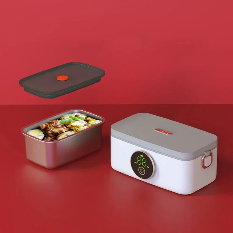 Portable Electric Heating Lunch Box Wireless USB Rechargeable Free-water Lunch Box 16000mAh 1L Lunch Box Warmer Food
Portable Electric Heating Lunch Box Wireless USB Rechargeable Free-water Lunch Box 16000mAh 1L Lunch Box Warmer Food