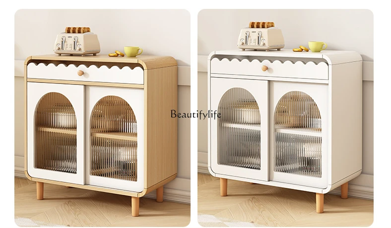Wood Cream Style Sideboard Cabinet Integrated Wall Living Room Modern Minimalist French Style Storage Cabinet
Wood Cream Style Sideboard Cabinet Integrated Wall Living Room Modern Minimalist French Style Storage Cabinet