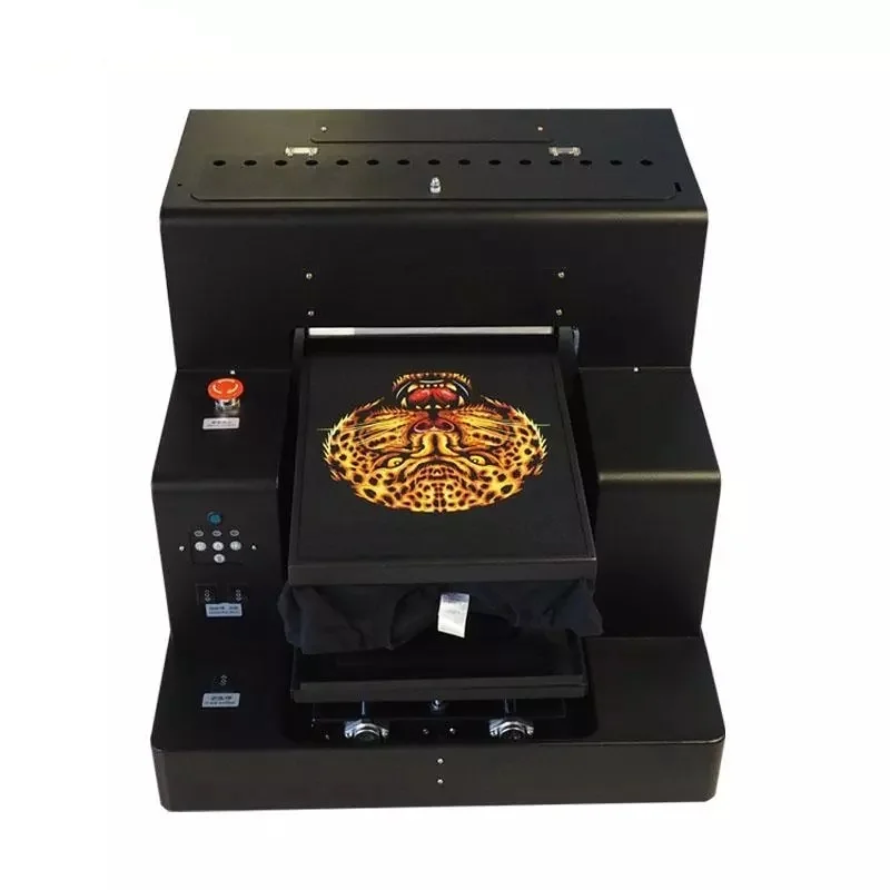 DTG Printer A4 Size 6 Colors Flatbed Printer Dark And Light Clothes Direct to Garment T-Shirt Printing Machine
DTG Printer A4 Size 6 Colors Flatbed Printer Dark And Light Clothes Direct to Garment T-Shirt Printing Machine