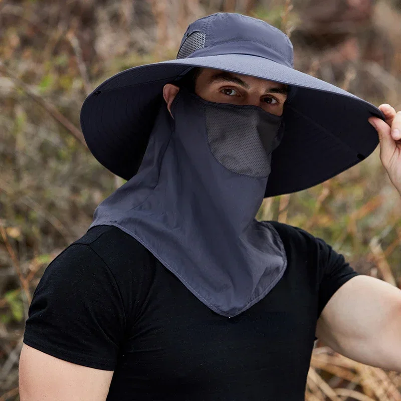 Summer Sun Hat for Men Foldable Cowboy Cap Big Brim Bucket Cap Outdoor Anti-UV Hiking Fishing Hat Face Neck Protection Panama
Summer Sun Hat for Men Foldable Cowboy Cap Big Brim Bucket Cap Outdoor Anti-UV Hiking Fishing Hat Face Neck Protection Panama