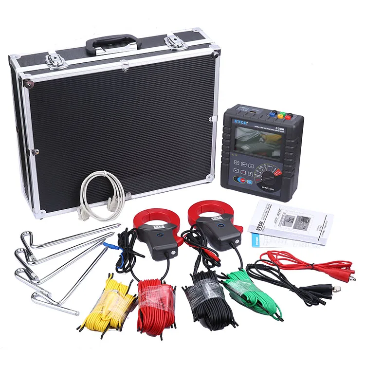 ETCR3200 2000 Groups Data Storage Real Digital Double Clamp Earth Tester With Lithium Battery
ETCR3200 2000 Groups Data Storage Real Digital Double Clamp Earth Tester With Lithium Battery