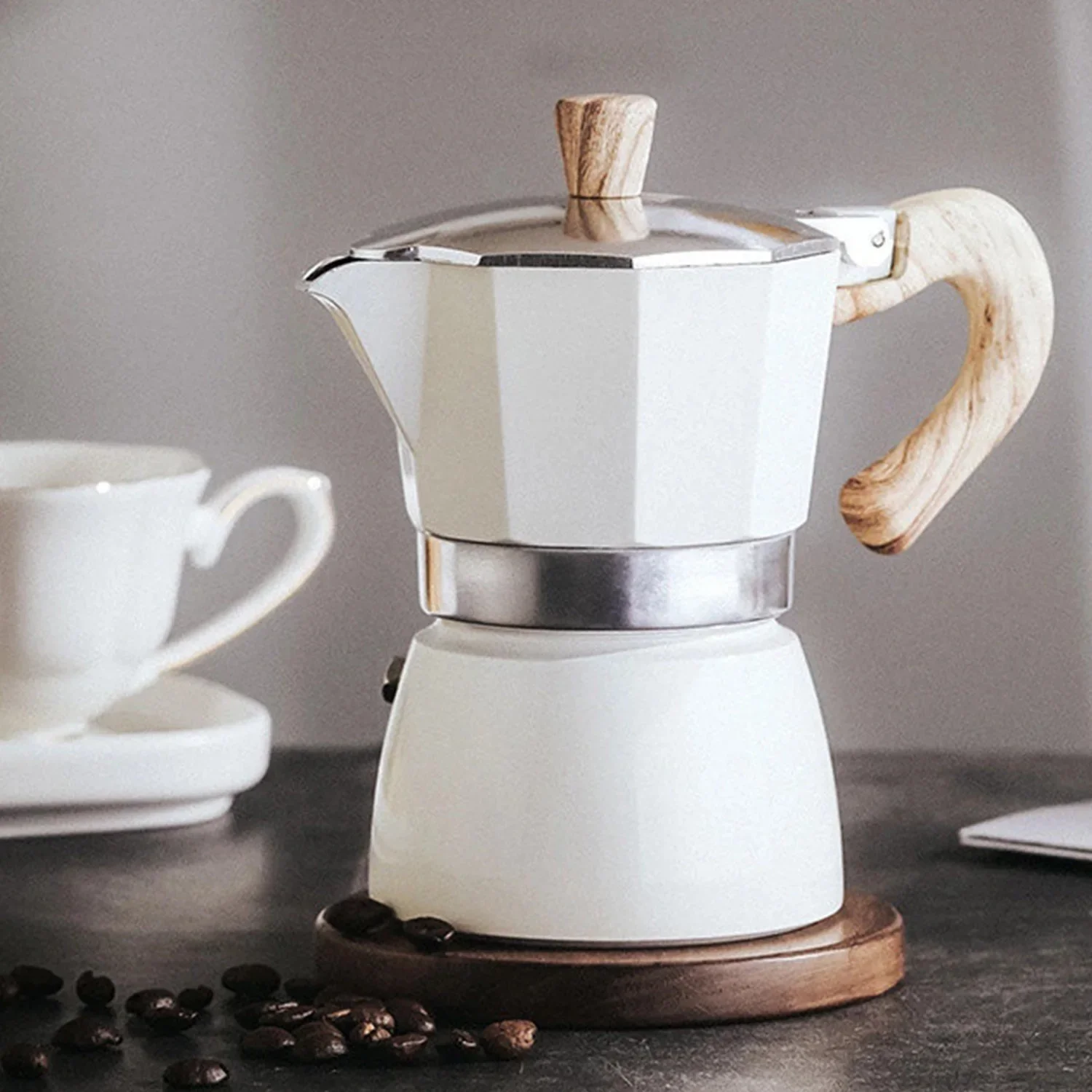 Classic Coffee Pot,Brewed Cafeteras Stovetop Espresso Italian American Style Coffee Maker,3~6 Cups(150~300 ML) , Aluminium Pot
Classic Coffee Pot,Brewed Cafeteras Stovetop Espresso Italian American Style Coffee Maker,3~6 Cups(150~300 ML) , Aluminium Pot