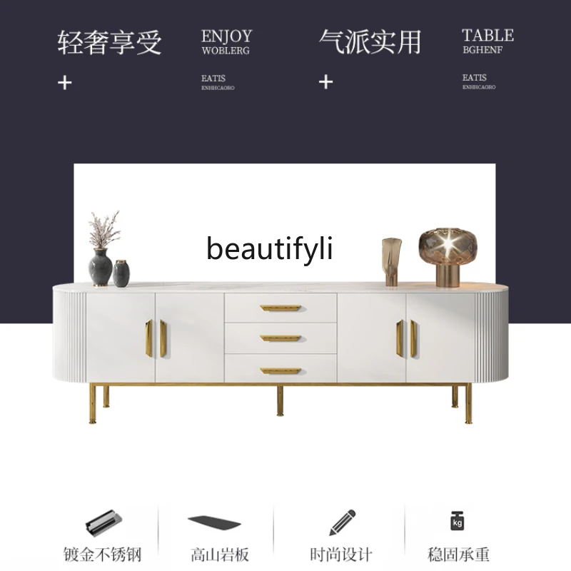 CXH Tea Table Combination New Bright Stone Plate Large and Small Apartment Type Modern Simple High Floor Cabinet
CXH Tea Table Combination New Bright Stone Plate Large and Small Apartment Type Modern Simple High Floor Cabinet